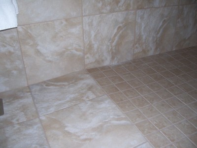 better shot of shower grade