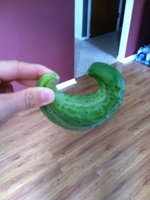 Deformed cucumber