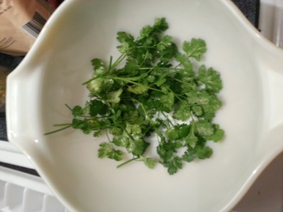 And the heavenly fresh cilantro
